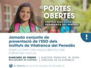 Obertura del període de preinscripció escolar a Vilafranca del Penedès per al curs 2026-2027