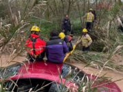 VÍDEO | Pugen al sostre del cotxe per sobreviure: rescat dramàtic de 2 persones a Montferri en travessar el riu Gaià