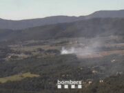 Ensurt al Pla de Manlleu: un incendi forestal mobilitza 6 dotacions i queda gairebé controlat en poca estona