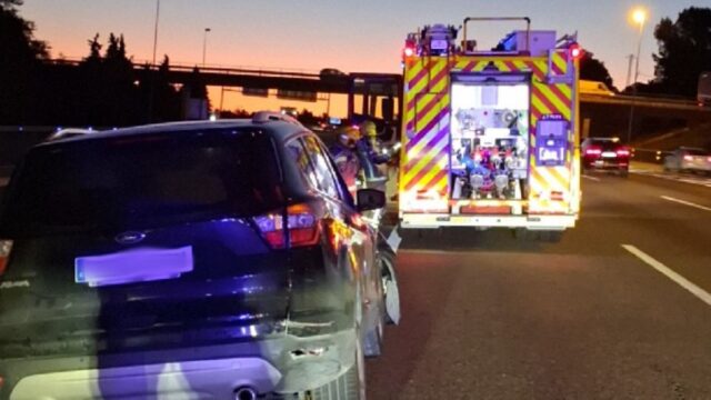 Imatge del lloc de l'accident (Bombers)