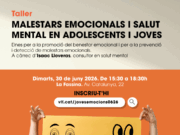Vilafranca del Penedès organitza un taller per al benestar emocional dels adolescents