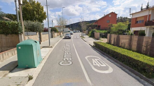 Imatge del carrer de la Carretera (Sant Pere de Riudebitlles)