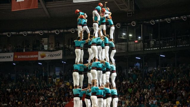 Els Castellers de Vilafranca descarreguen el 9d9f a quarta ronda